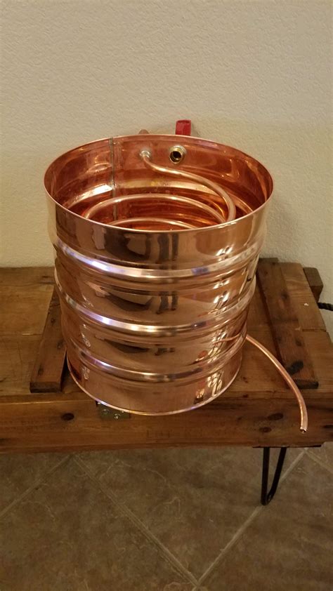 copper sheet metal for moonshine still|shotgun condenser for moonshine still.